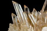 Tangerine Quartz Crystal Cluster - Madagascar #112794-1